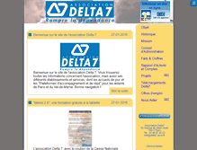 Tablet Screenshot of delta7.org